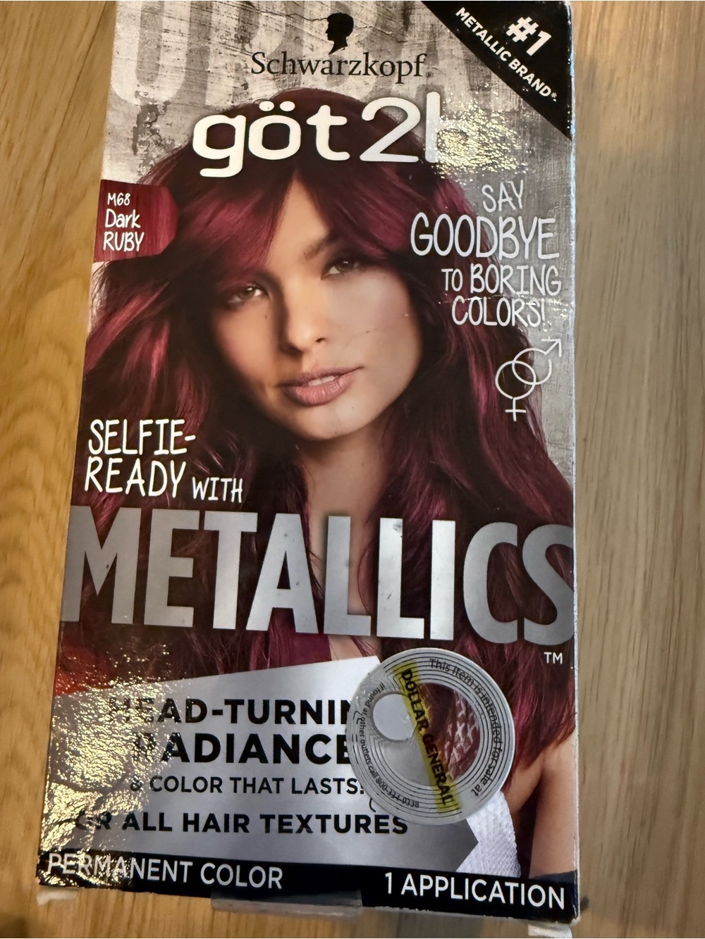 got2b METALLICS Permanent Hair Color - Dark Ruby (Red)